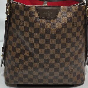 LOUIS VUITTON Damier Ebene Cabas Rivington Tote Shoulder Bag